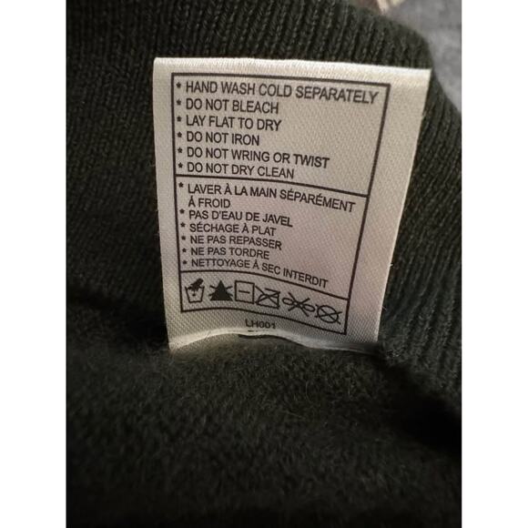 *Good Value* Quince Men's 100% Cashmere Forest Green 1/4 Zip Pullover Sweater - Picture 5 of 6